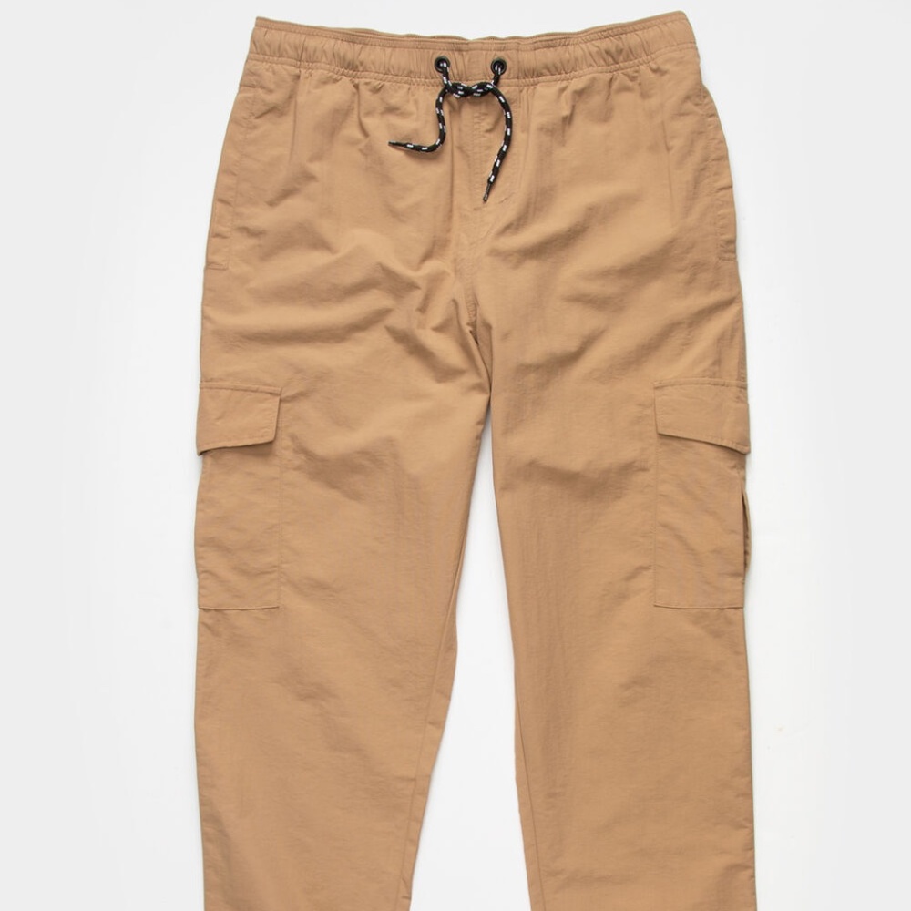 LIRA Rothsay Mens Cargo Jogger Pants - Khaki - Size Medium